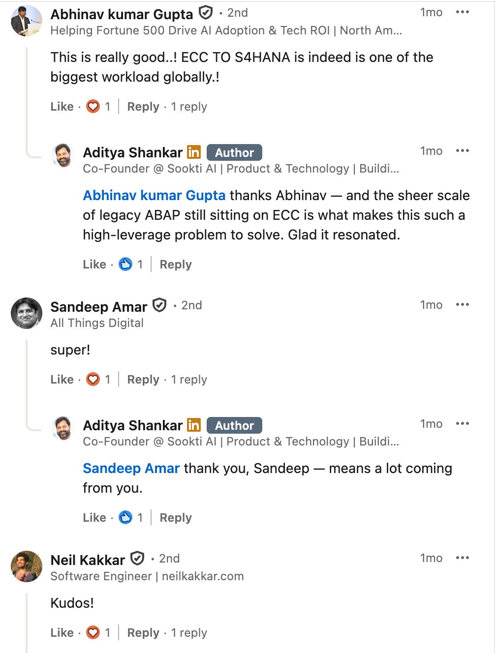 Praise comments, ECC to S4HANA is one of the biggest workloads globally, super and kudos